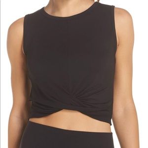 Alo Yoga black twist tank